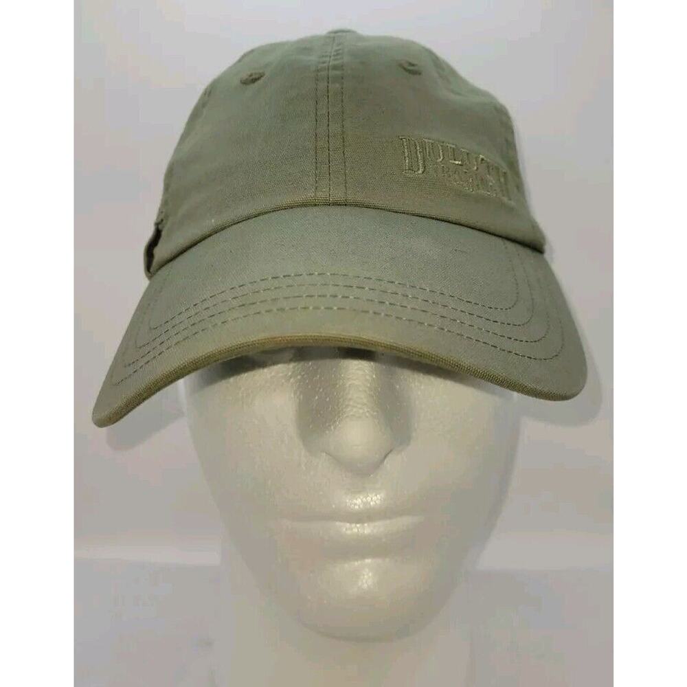 Duluth Trading Co Green Canvas Firehose Baseball Hat‎ Medium Pencil Holder